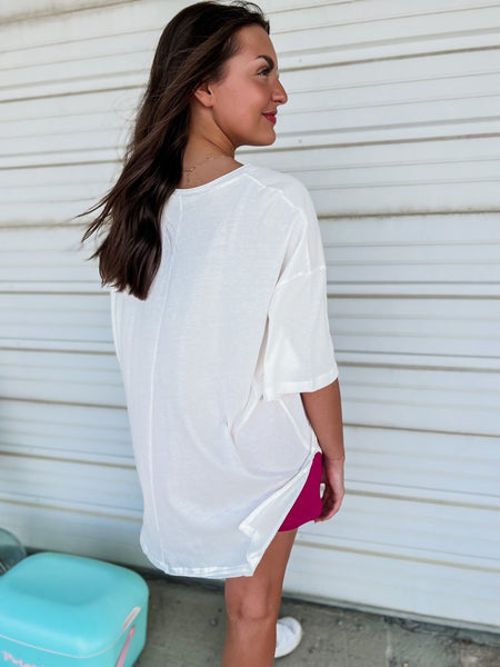 The Hangout Tee - Ivory