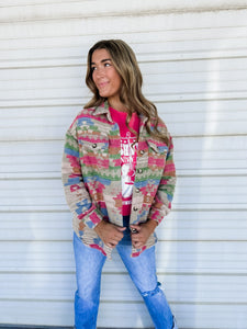 The Neon Cowgirl Shacket S-2XL