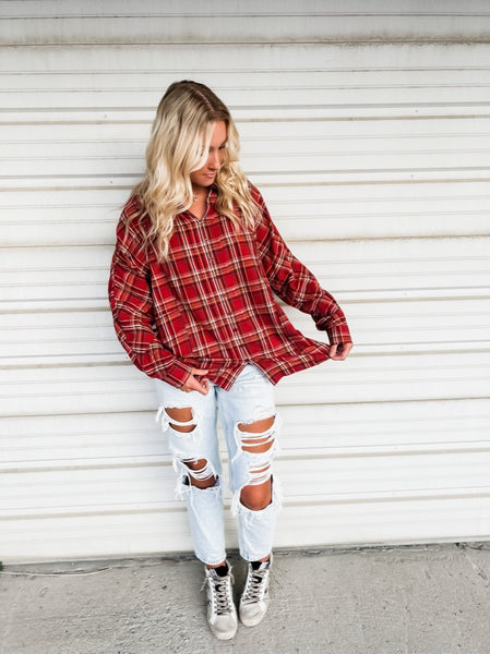 The Scarecrow Flannel Top