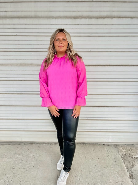 The Boss Lady Top - Pink