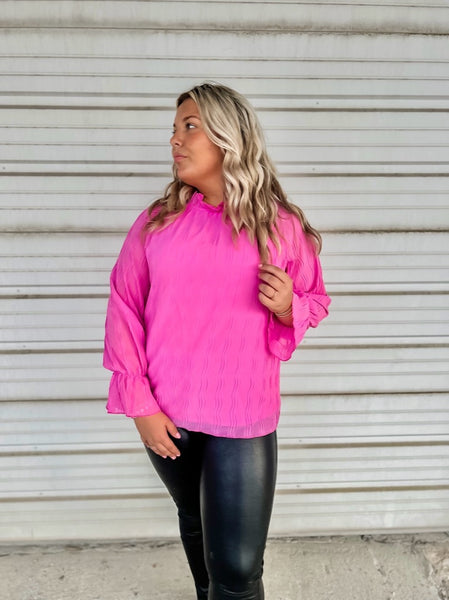 The Boss Lady Top - Pink