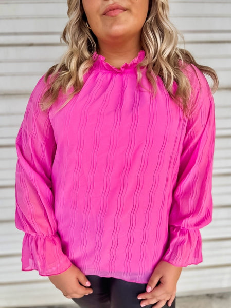 The Boss Lady Top - Pink