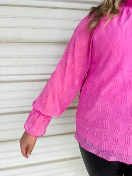 The Boss Lady Top - Pink