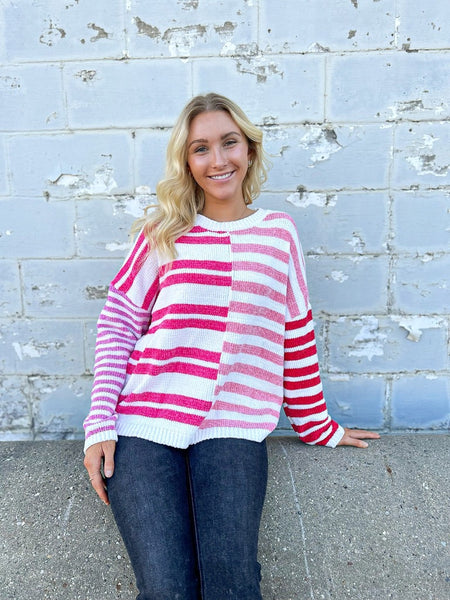 The Simply Striped Sweater S-2XL