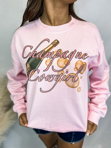 Champagne Cowgirl Sweatshirt