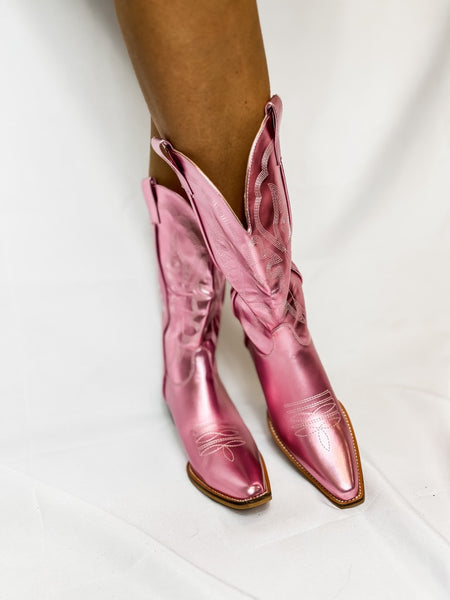 Tickle Me Pink Boots