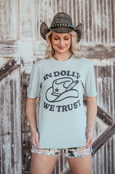 The In Dolly We Trust Tee - Mint