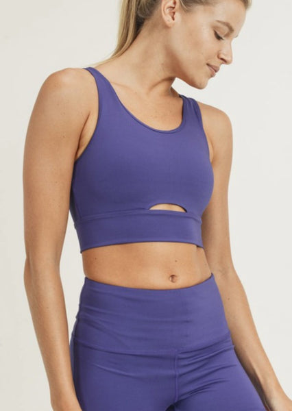Purple Sports bra