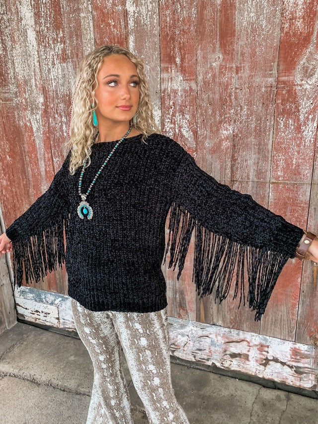 The Roper Sweater - Black